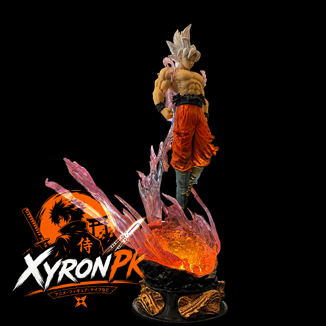 Ultra Instinct Goku Anime Figure 20cm – Premium Energy Effect Collectible Statue
