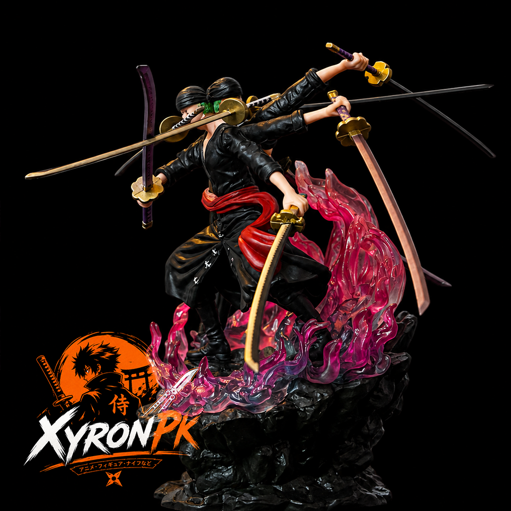 9 Swords Roronoa Zoro Anime Figure – Ashura Edition