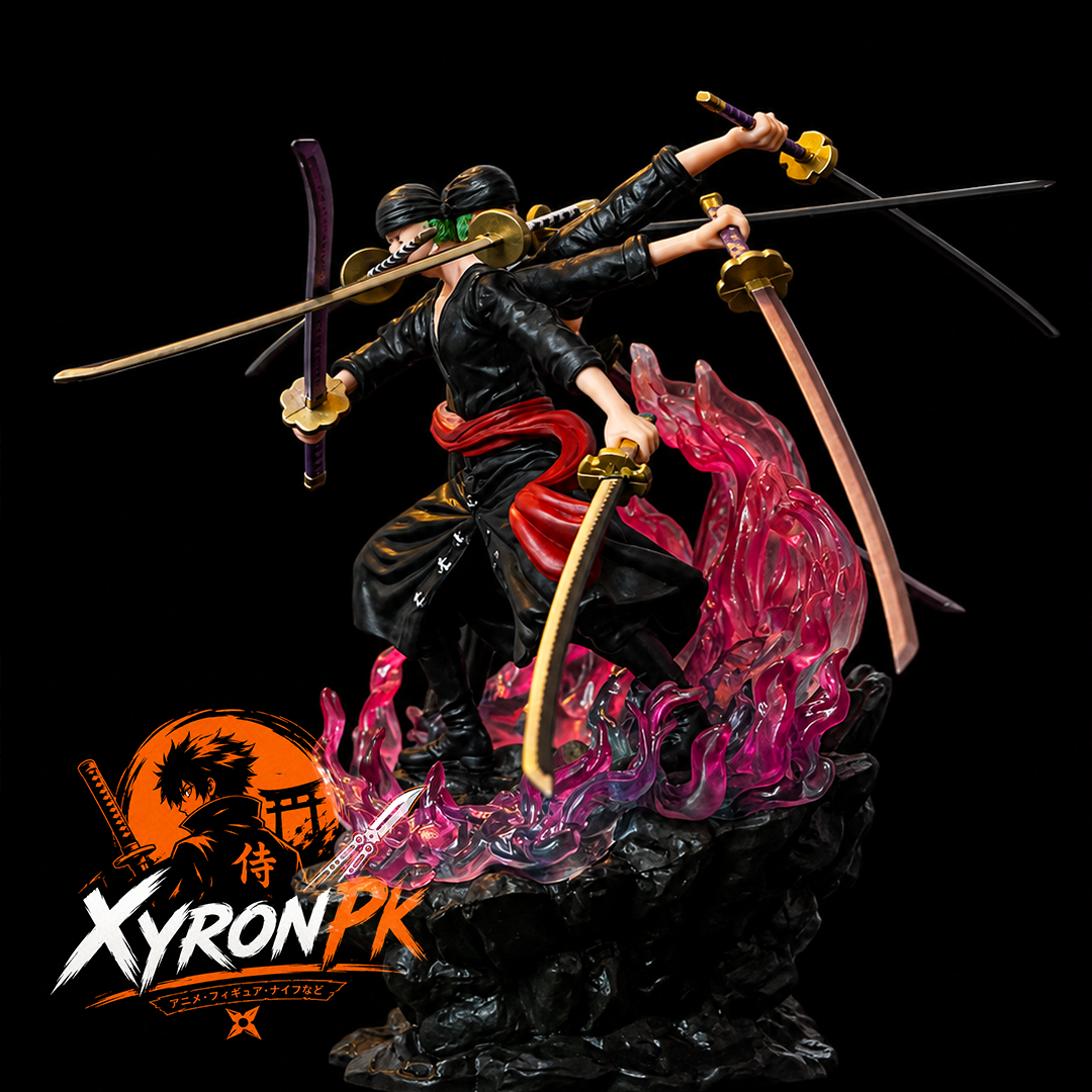 9 Swords Roronoa Zoro Anime Figure – Ashura Edition