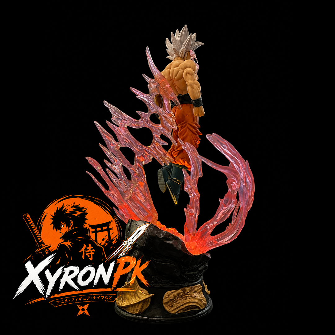 Ultra Instinct Goku Anime Figure 20cm – Premium Energy Effect Collectible Statue