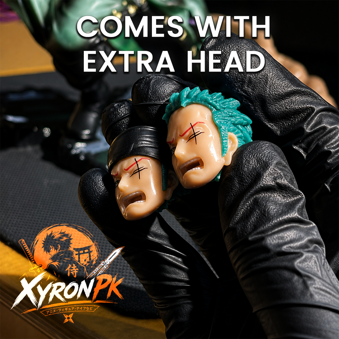 Huge Zoro Three Sword Style Action Figure 17cm | Premium One Piece Collectible Statue